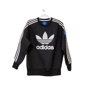Adidas Originals x Rita Ora Quilted Crew Neck Sweatshirt Size XS